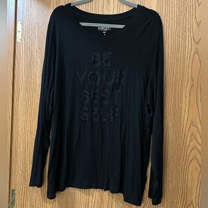 Torrid Black Long-Sleeve Tee